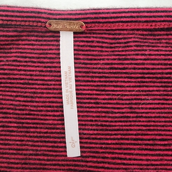 Free People Penelope Puffed Sleeve Top Size L - Picture 11 of 11